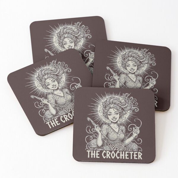 Item preview, the crocheter tarot card style designed and sold by Wisnak SHOP.