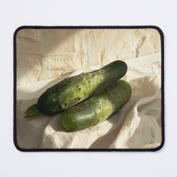 Item preview, Rustic Cucumber Still Life Kitchen Wall Art Natural Food Photography designed and sold by NarjaShop.