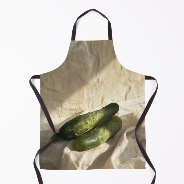 Item preview, Rustic Cucumber Still Life Kitchen Wall Art Natural Food Photography designed and sold by NarjaShop.