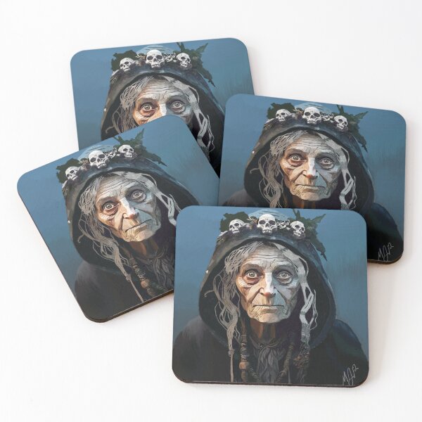 Item preview, Baba Jaga - The Witch in the Woods designed and sold by Mj’z Art.