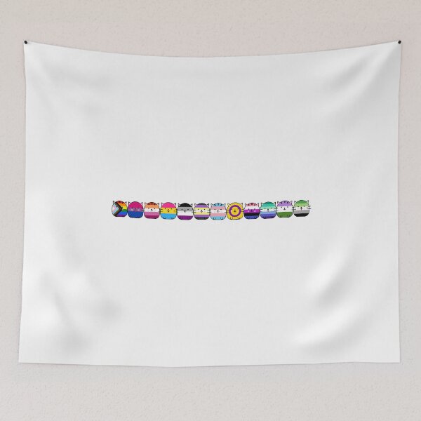 Item preview, Pride Flag Kitties designed and sold by BookBiffle.