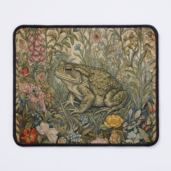 Item preview, Storybook Toad Arts Crafts William Morris Style designed and sold by AntiqueImages.