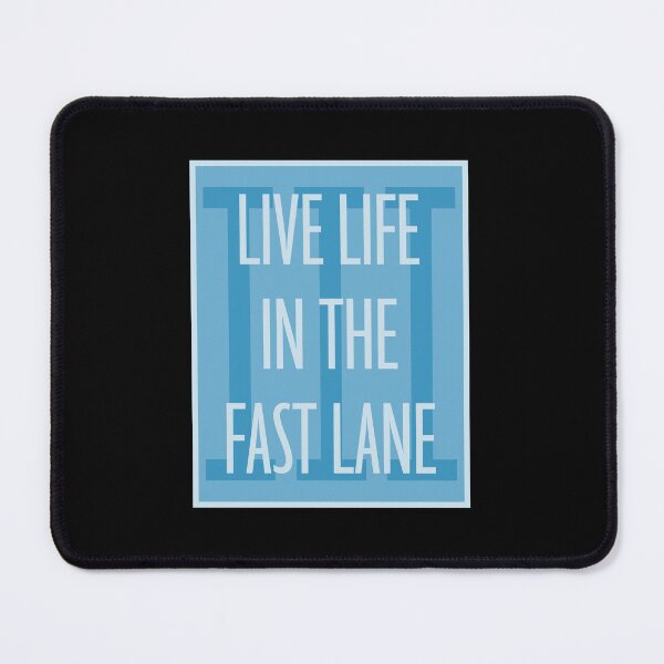 Item preview, Life In The Fast Lane Funny Swimmer Swimming Quote designed and sold by shirt-o-mat.