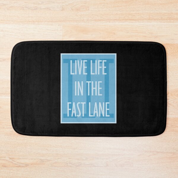 Item preview, Life In The Fast Lane Funny Swimmer Swimming Quote designed and sold by shirt-o-mat.