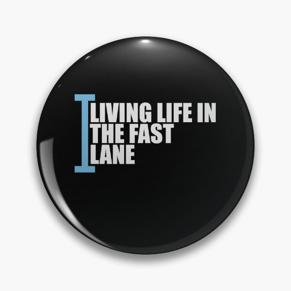 Item preview, Life In The Fast Lane Funny Swimmer Swimming Quote designed and sold by shirt-o-mat.