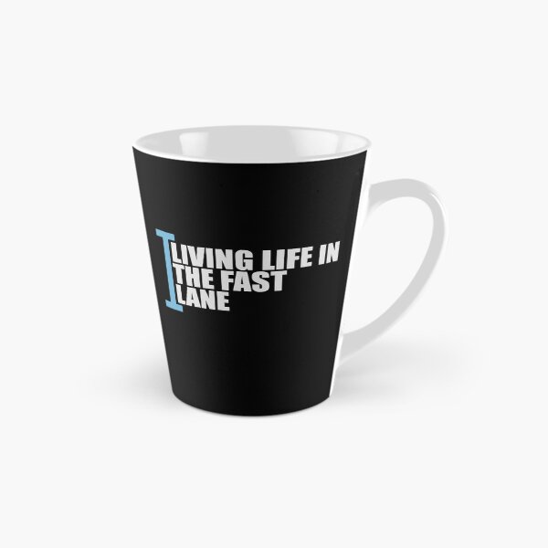 Item preview, Life In The Fast Lane Funny Swimmer Swimming Quote designed and sold by shirt-o-mat.
