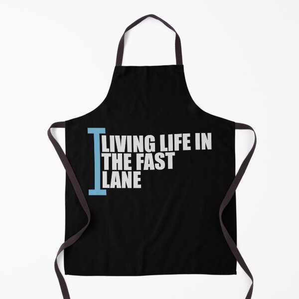 Item preview, Life In The Fast Lane Funny Swimmer Swimming Quote designed and sold by shirt-o-mat.