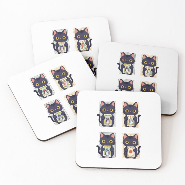 Item preview, Kittens with Tarot cards designed and sold by PatronesKawai.