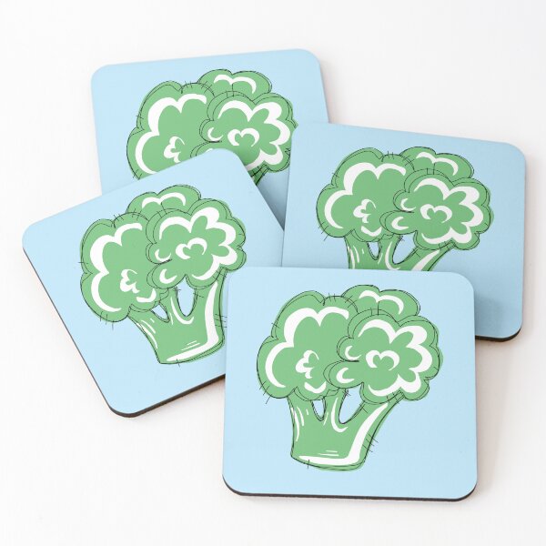 Item preview, Broccoli With blue background  designed and sold by missmann.