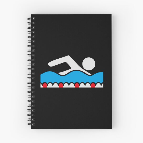 Item preview, Swimmer Pictogram Freestyle Wave Pool Sport Aquatic designed and sold by shirt-o-mat.
