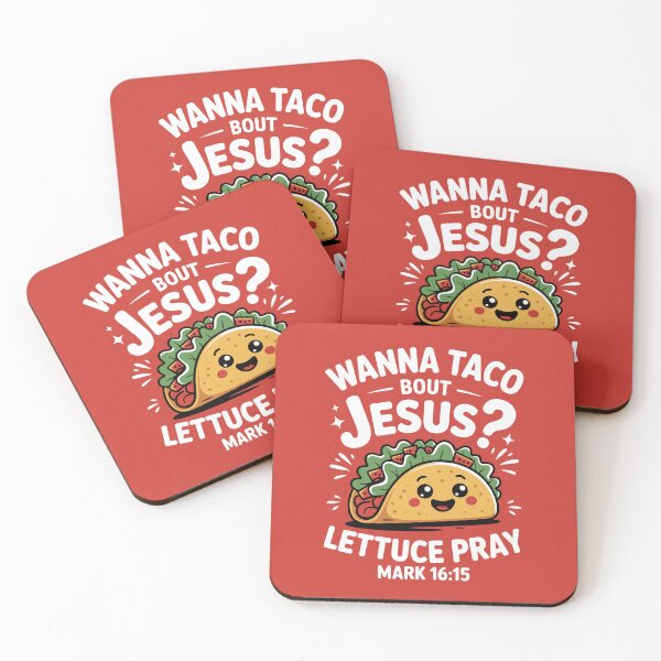 Item preview, wanna taco bout jesus lettuce pray designed and sold by jkrphoto.