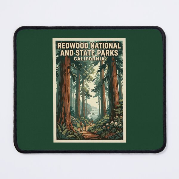 Item preview, Redwood National Park - California designed and sold by GoodOldVintage.