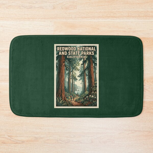 Item preview, Redwood National Park - California designed and sold by GoodOldVintage.