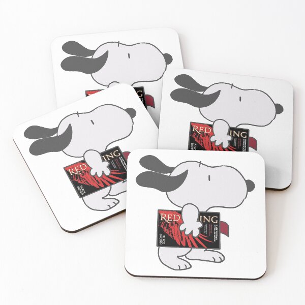 Item preview, snoopy reading red rising designed and sold by liveawhimsylife.