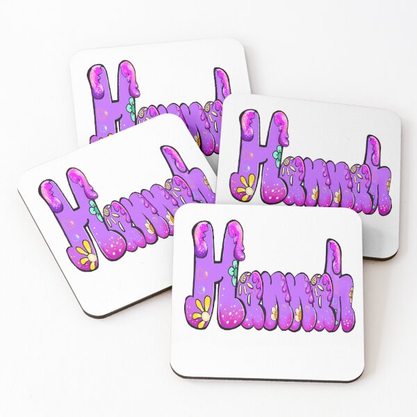 Item preview, Hannah popular girls first name in purple Personalized personalised customised name Hannah  designed and sold by Artonmytee.