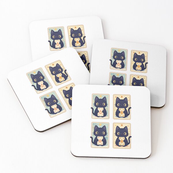 Item preview, Kittens with Tarot cards designed and sold by PatronesKawai.