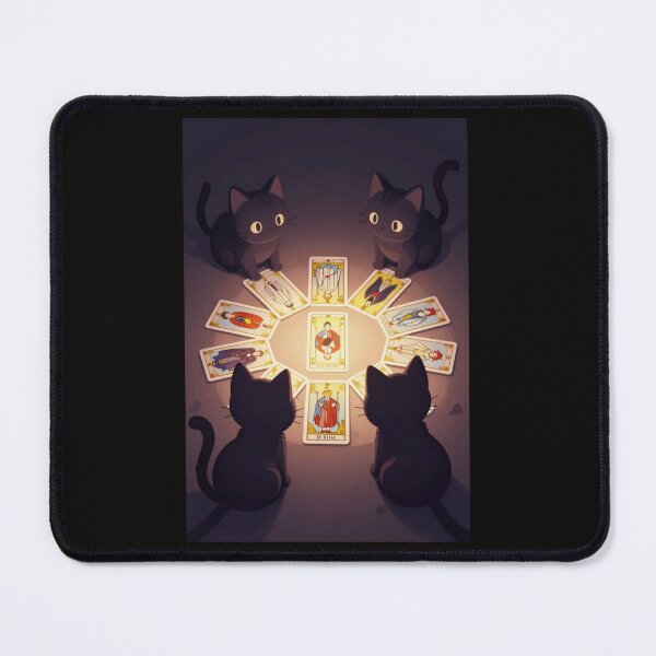 Item preview, Kittens with Tarot cards designed and sold by PatronesKawai.