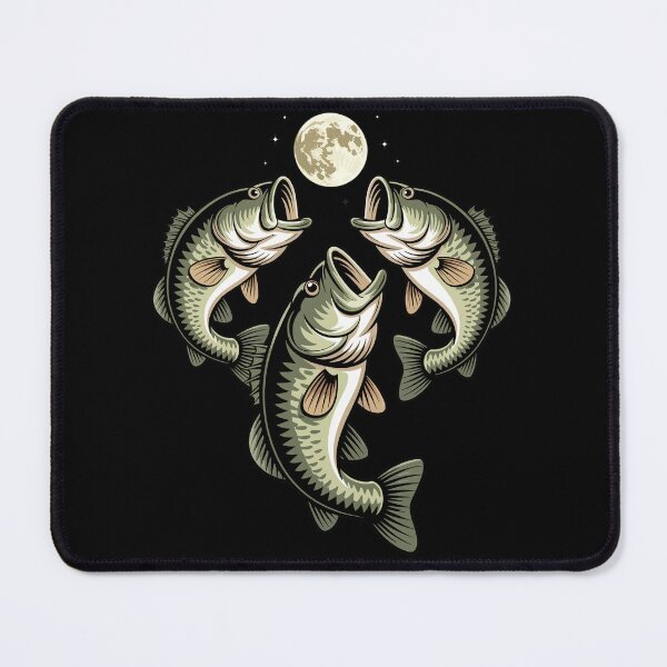 Item preview, Three Bass Jump Under Moon designed and sold by jkrphoto.