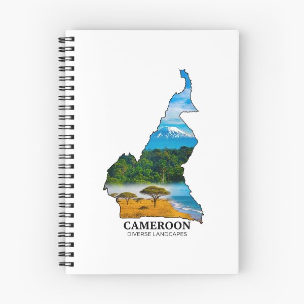 Item preview, Cameroon Map Art - Diverse Landscapes & Mount Cameroon Design designed and sold by AbulailArt.