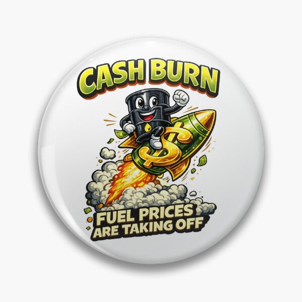 Item preview, Cash Burn Fuel Prices Meme designed and sold by rocknrollstyles.