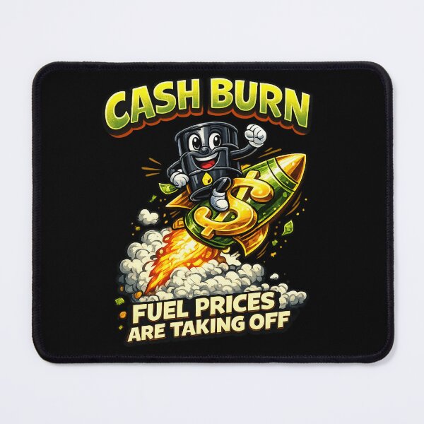 Item preview, Cash Burn Fuel Prices Meme designed and sold by rocknrollstyles.