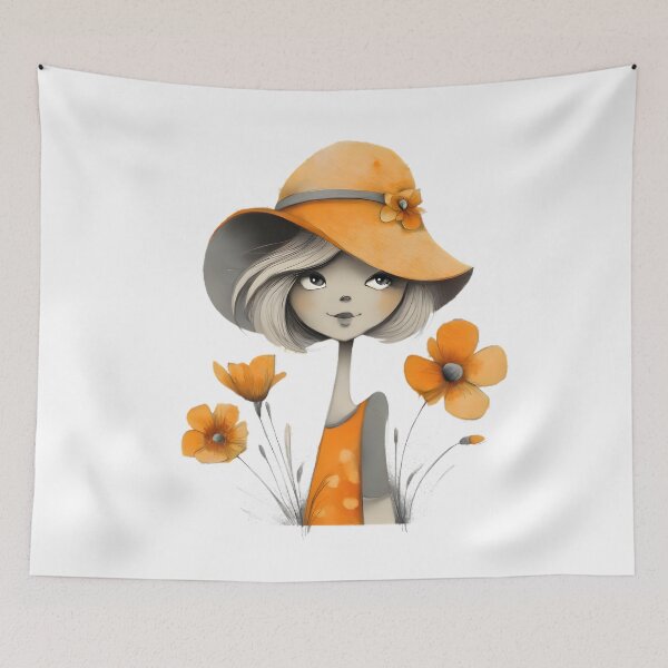 Item preview,  Modern girl designed and sold by Retro Whimsy.