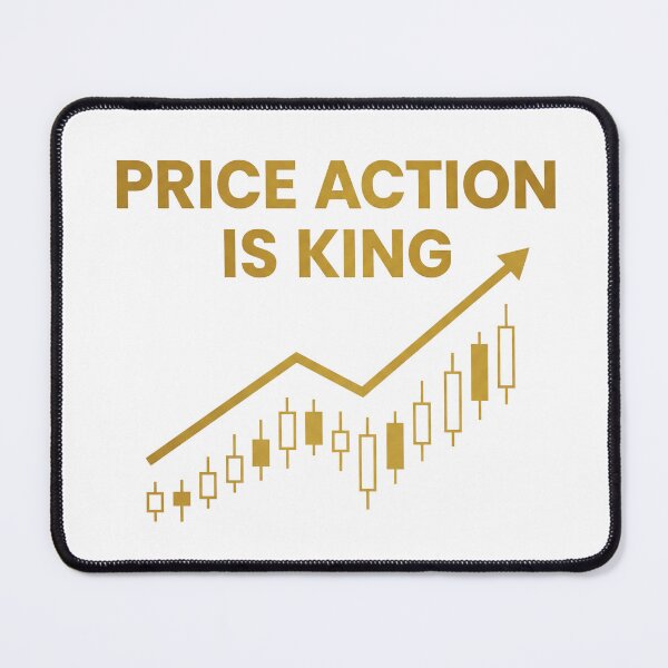 Item preview, Price Action is King – Trading Quote Design for Stock Market Traders & Investors designed and sold by WealthSmith.