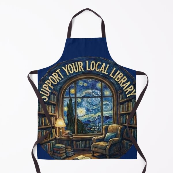 Item preview, Support Your Local Library Tree Artistic Night Book Design Great Librarian Gift 002 designed and sold by sadedream.