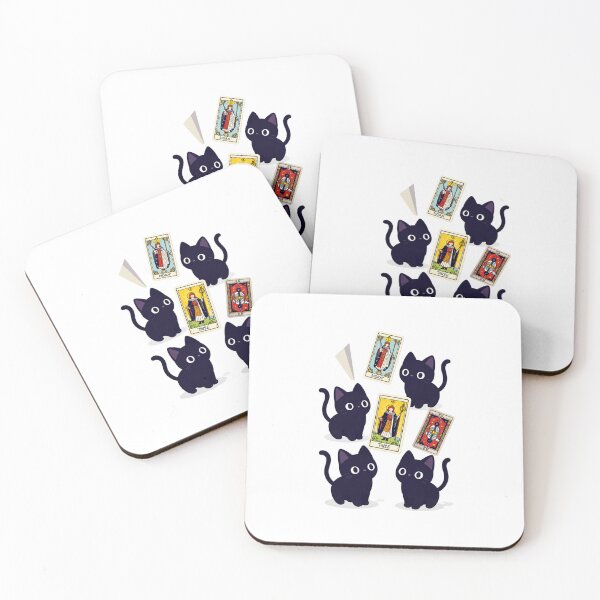 Item preview, Kittens with Tarot cards designed and sold by PatronesKawai.