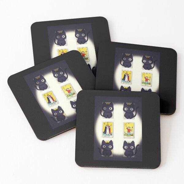 Item preview, Kittens with Tarot cards designed and sold by PatronesKawai.