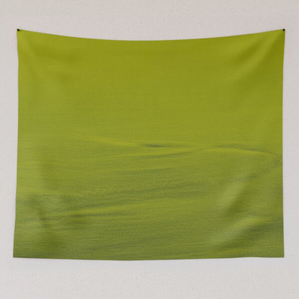 Item preview, Minimalist Lime Green Sand Dunes | Solid Chartreuse Desert Texture Art designed and sold by Midnight Veil Designs.