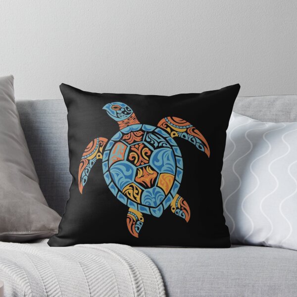 Item preview, Colorful Sea Turtle Illustration – Decorative Ocean Animal Art Design designed and sold by ArcticFoxStudio.