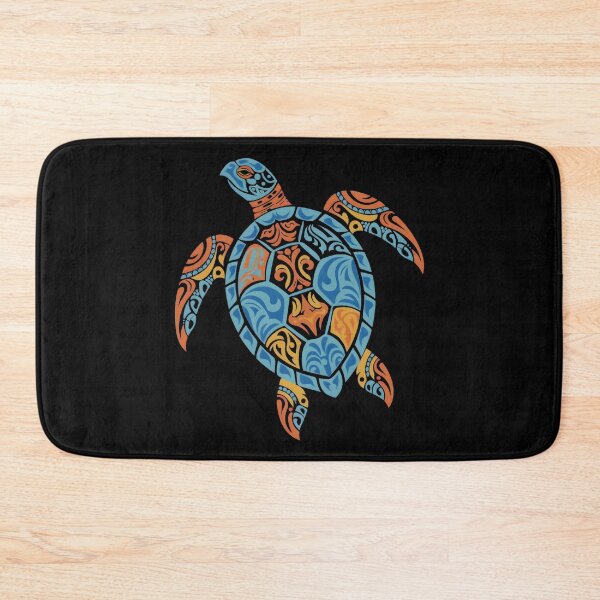 Item preview, Colorful Sea Turtle Illustration – Decorative Ocean Animal Art Design designed and sold by ArcticFoxStudio.