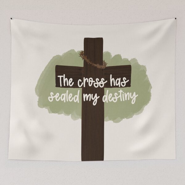 Item preview, Cross has Sealed my Destiny designed and sold by Willow & Grace Designs.