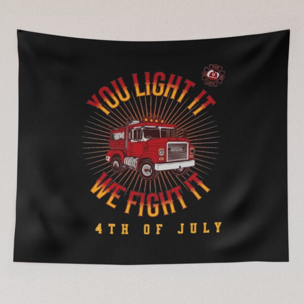Item preview, Funny Firefighter 4th of July designed and sold by bultpruf.