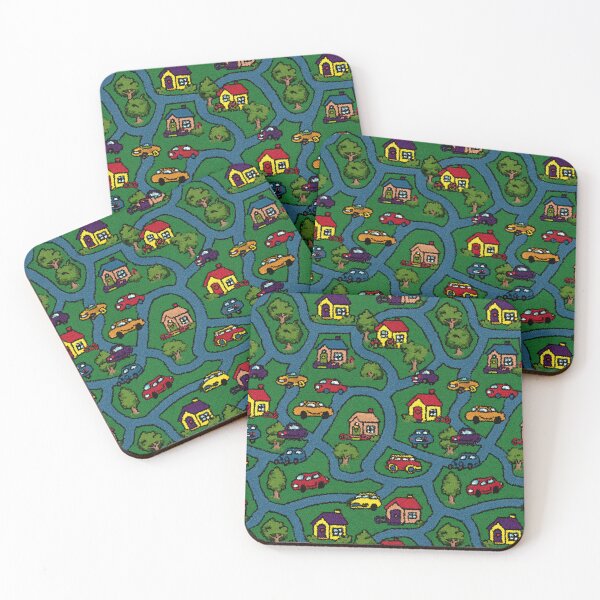 Item preview, Traffic on Winding Roads Town Pattern designed and sold by Piotrek0001.