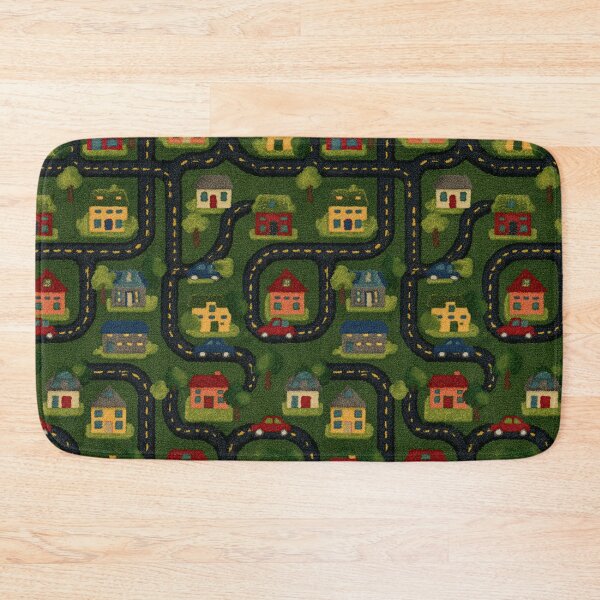 Item preview, Dark Dense Urban Road Map Pattern designed and sold by Piotrek0001.