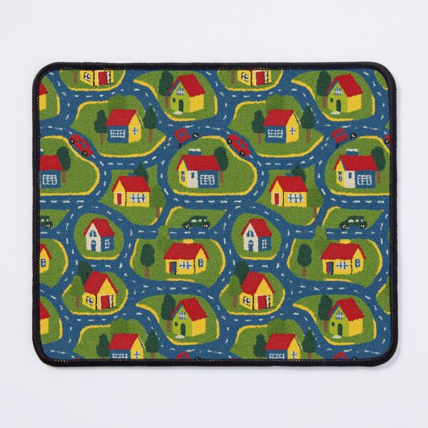 Item preview, Blue Winding Paths Green Village Pattern designed and sold by Piotrek0001.
