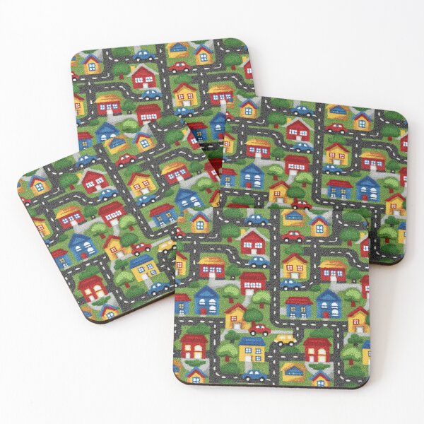 Item preview, Bright Green Classic Suburb Grid Pattern designed and sold by Piotrek0001.