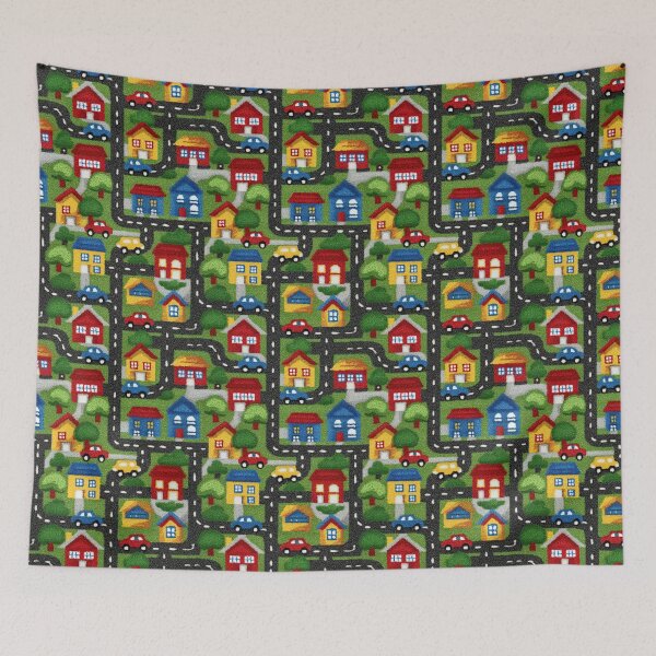 Item preview, Bright Green Classic Suburb Grid Pattern designed and sold by Piotrek0001.