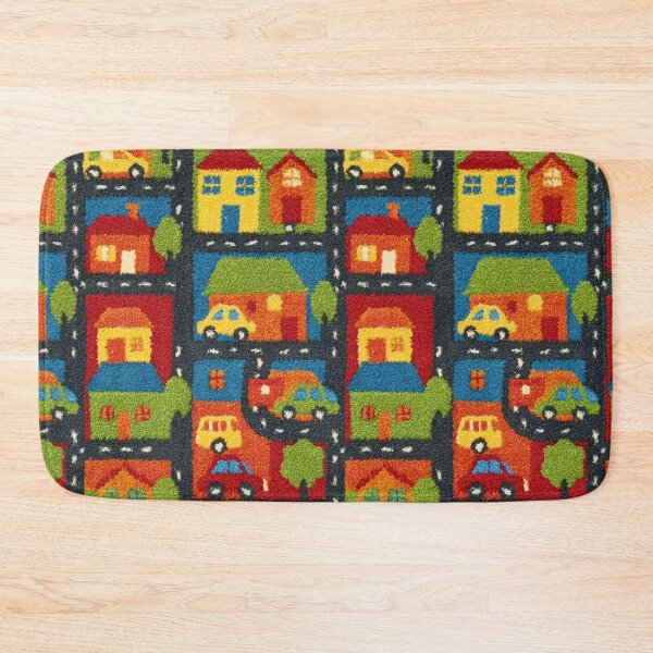 Item preview, Geometric Colorful Block Town Pattern designed and sold by Piotrek0001.