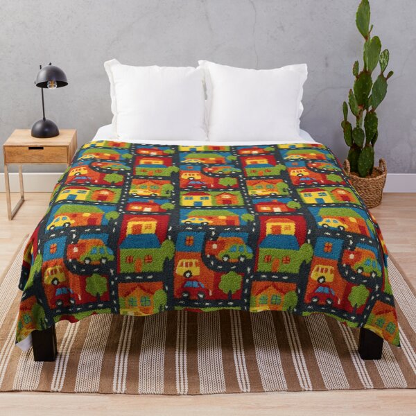 Item preview, Geometric Colorful Block Town Pattern designed and sold by Piotrek0001.