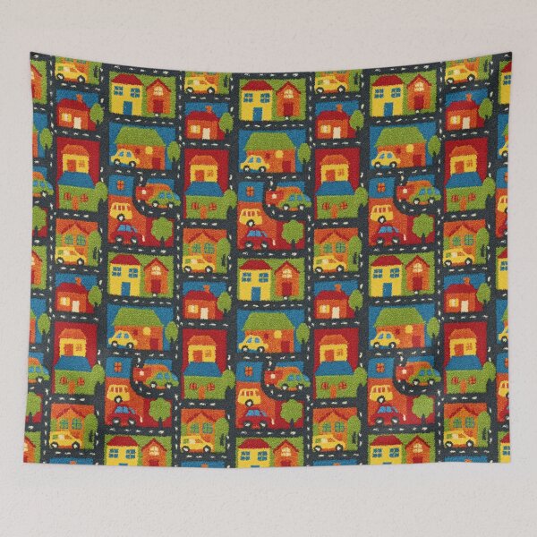 Item preview, Geometric Colorful Block Town Pattern designed and sold by Piotrek0001.