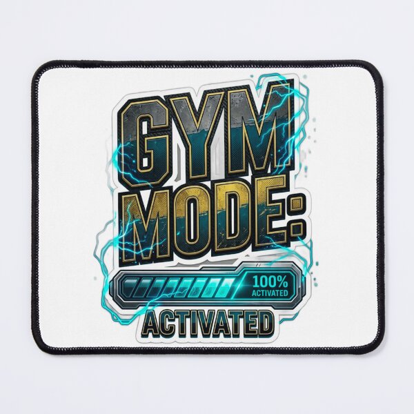 Item preview, Gym Mode Activated T-Shirt | Fitness Motivation | Workout Quote designed and sold by Clintora.