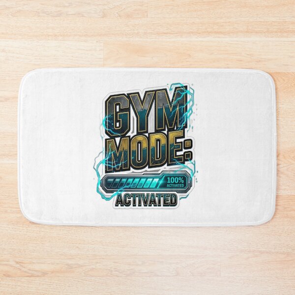 Item preview, Gym Mode Activated T-Shirt | Fitness Motivation | Workout Quote designed and sold by Clintora.