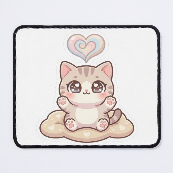 Item preview, Cute Big Eyes Kitten Cat designed and sold by Meowza Studio.