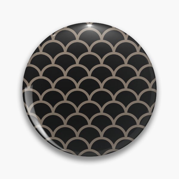 Item preview, Black And Taupe Scales Pattern designed and sold by pattern-archive.