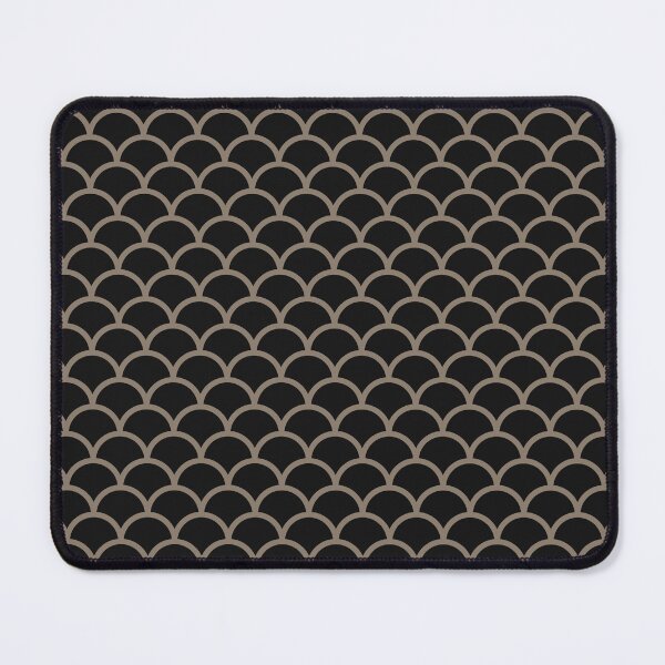 Item preview, Black And Taupe Scales Pattern designed and sold by pattern-archive.