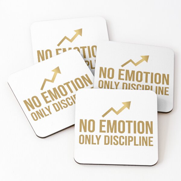 Item preview, No Emotion Only Discipline – Trading Mindset Quote for Traders & Investors designed and sold by WealthSmith.