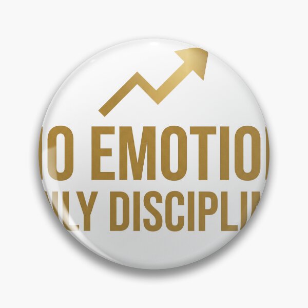 Item preview, No Emotion Only Discipline – Trading Mindset Quote for Traders & Investors designed and sold by WealthSmith.